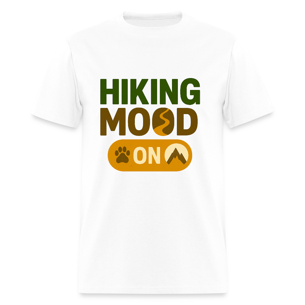 Trend4us Graphic Hiking Mood ON T-Shirt - white