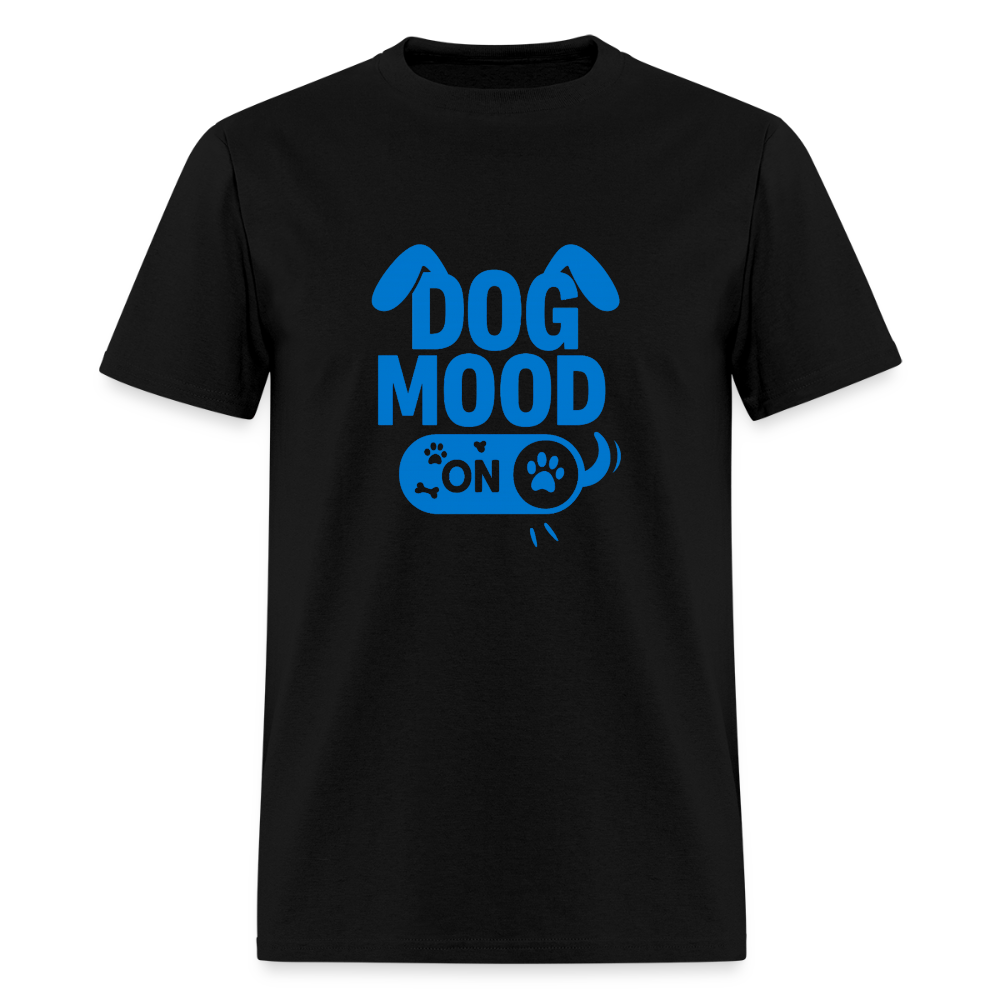 Trend4us Graphic Dog Mood ON T-Shirt - black