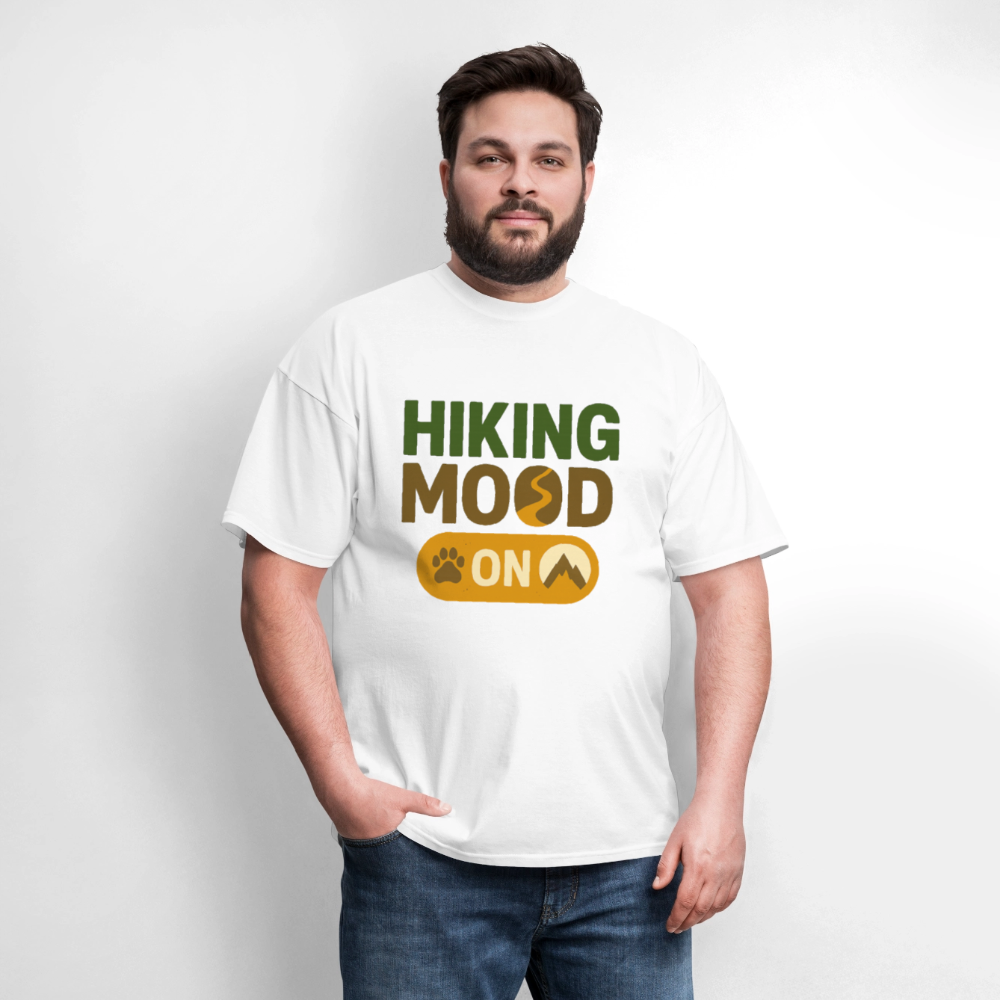 Trend4us Graphic Hiking Mood ON T-Shirt - white