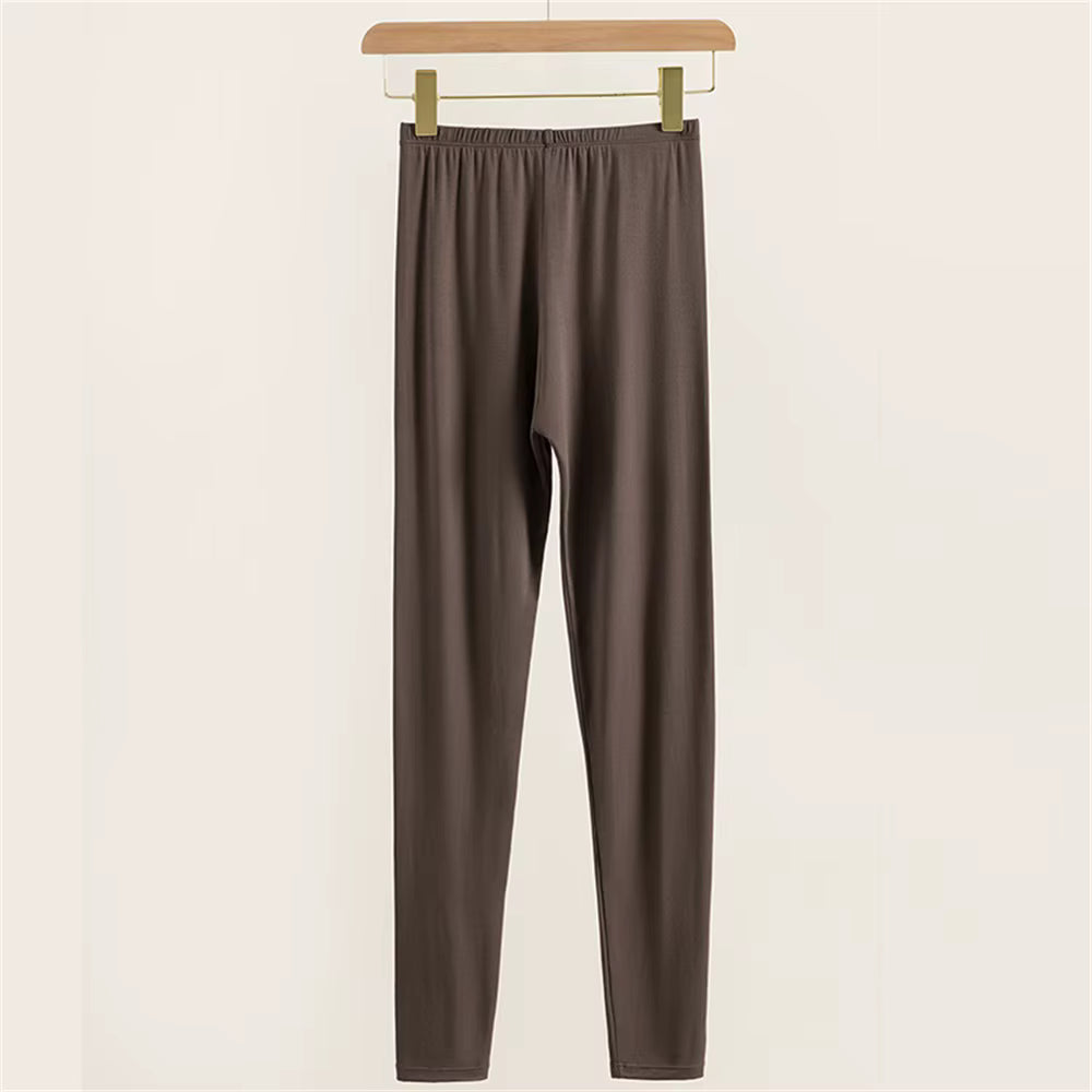 Trend4us Women's Ultra-Soft High-Waisted Sculpting Leggings - Brown