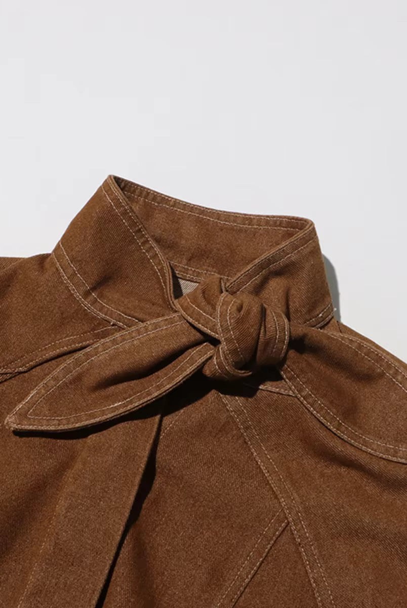 Trend4us Avant-Garde Structured Cropped Jacket closer view