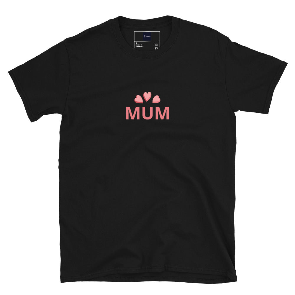 Trend4us Short-Sleeve Mum T-Shirt in black