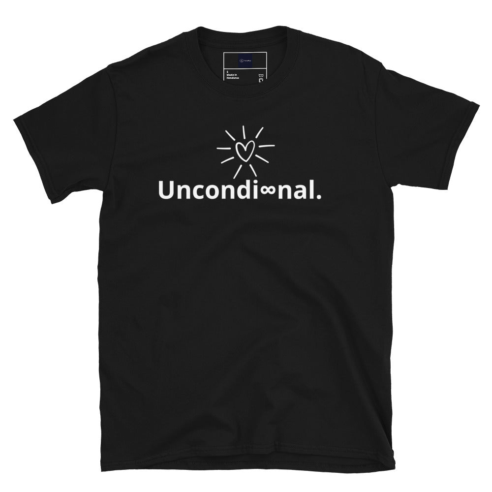 Trend4us Short-Sleeve Unconditional MOM T-Shirt in black