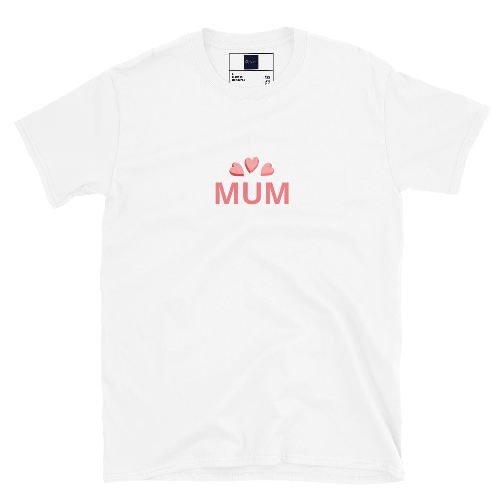 Trend4us Short-Sleeve Mum T-Shirt in white