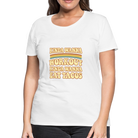 Trend4us Women’s Motivation Premium T-Shirt - white