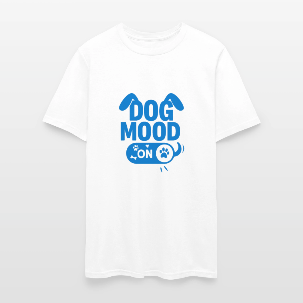Trend4us Graphic Dog Mood ON T-Shirt - white