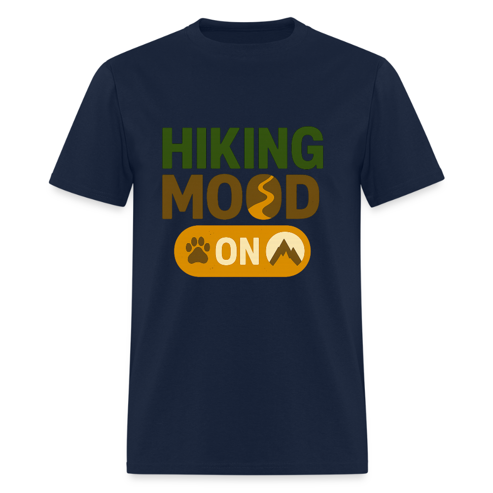 Trend4us Graphic Hiking Mood ON T-Shirt - navy