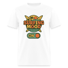 Trend4us Graphic Surfing Mood ON T-Shirt - white