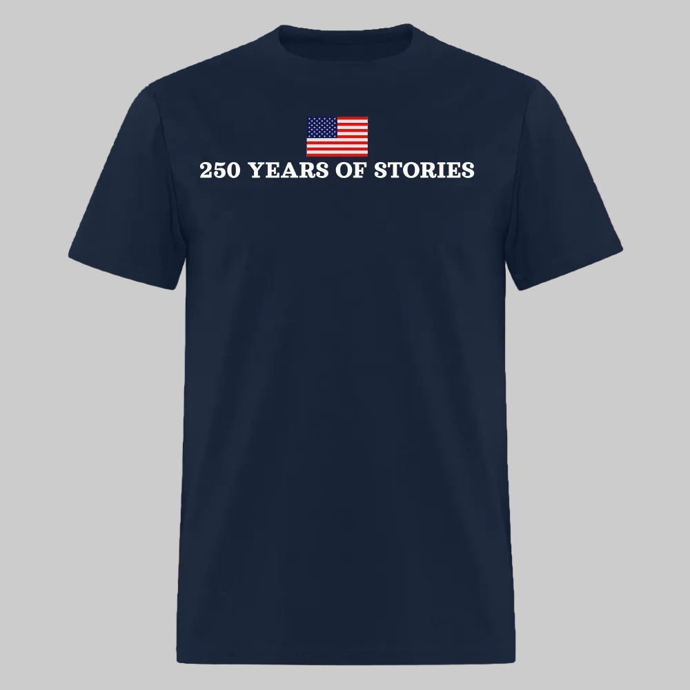 Trend4us 250 Years of Stories Men's T-Shirt - navy