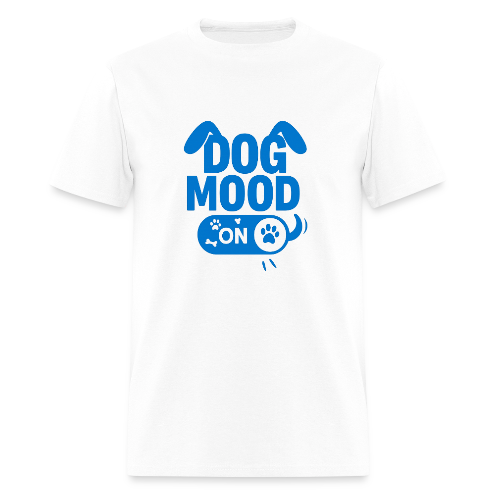 Trend4us Graphic Dog Mood ON T-Shirt - white