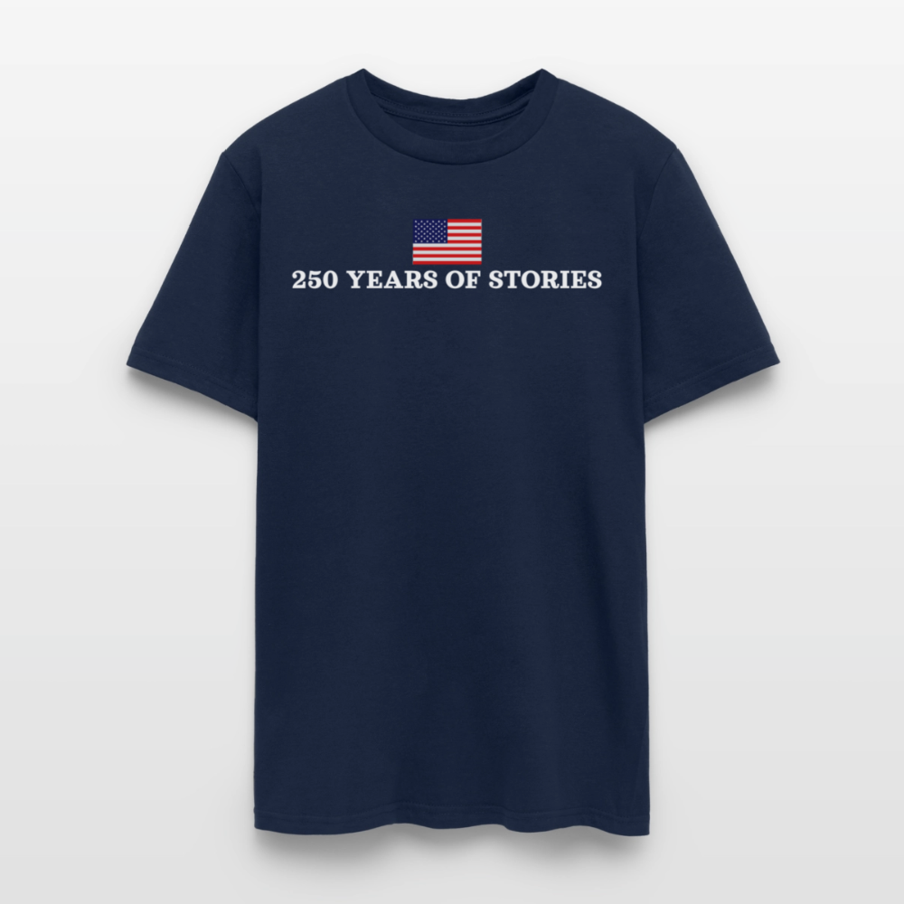 Trend4us 250 Years of Stories Men's T-Shirt - navy
