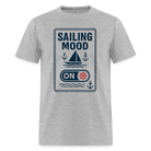 Trend4us Graphic Sailing Mood ON T-Shirt - heather gray