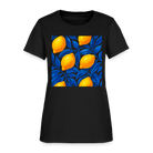 Trend4us Lemon Floral T-Shirt - black