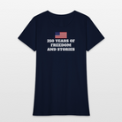 Trend4us 250 Years of Freedom and Stories Women's T-Shirt - navy