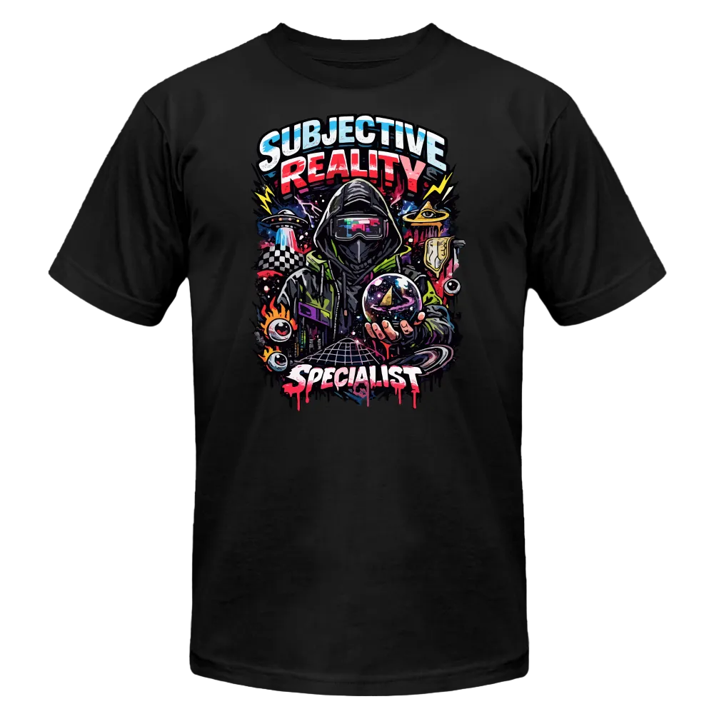 Trend4us Graphic Unisex Jersey T-Shirt - black