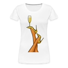 Trend4us Elegant Glamour Illustration T-Shirt - white