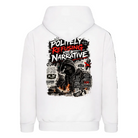 Trend4us Graphic Men's Hoodie - white