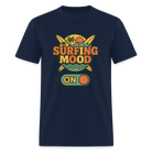 Trend4us Graphic Surfing Mood ON T-Shirt - navy