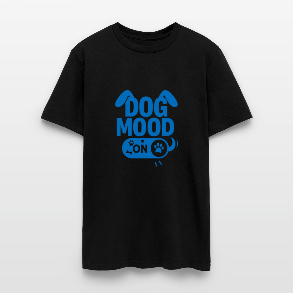 Trend4us Graphic Dog Mood ON T-Shirt - black