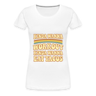 Trend4us Women’s Motivation Premium T-Shirt - white