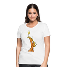 Trend4us Elegant Glamour Illustration T-Shirt - white