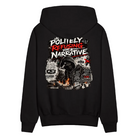 Trend4us Graphic Men's Hoodie - black