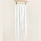 Trend4us Women's Ultra-Soft High-Waisted Sculpting Leggings - White
