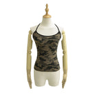 Women's Camo Racerback Tank Top | Slim Fit Cotton Blend | Trend4us
