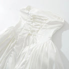 Satin Corset Flared Mini Dress — Women's Strapless A-Line | Trend4us