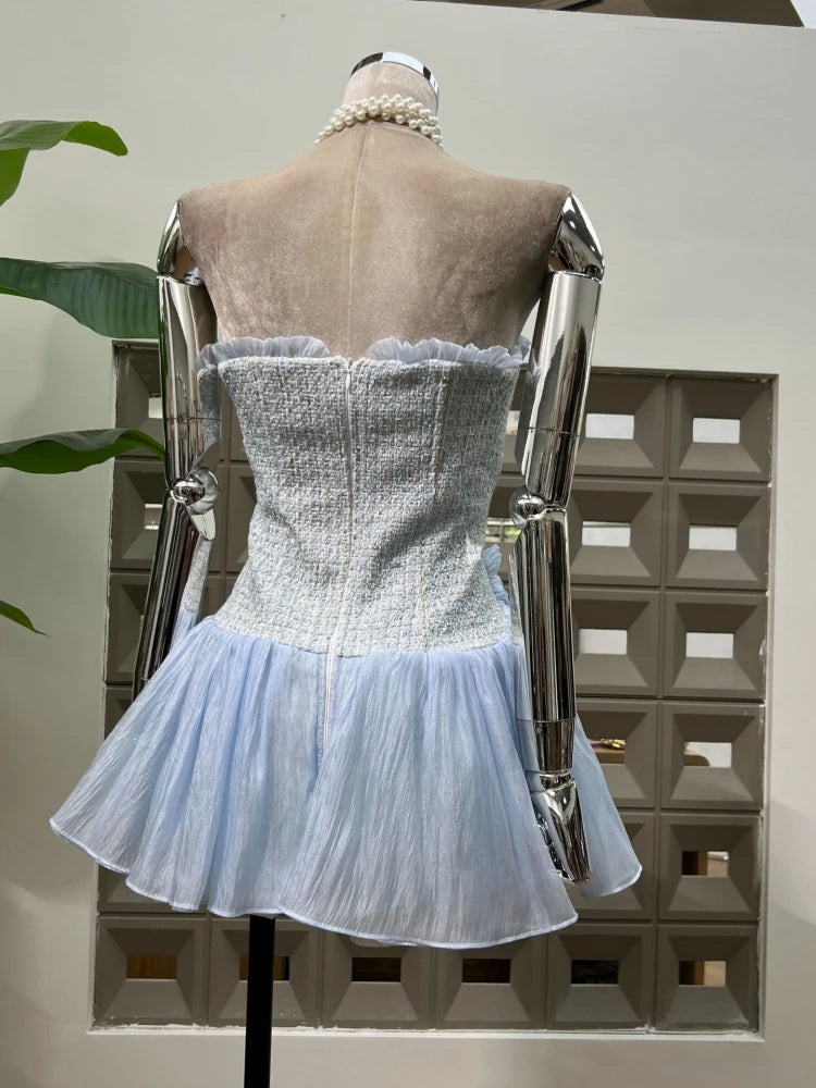 新品♡ミストレアス♡Nep Tweed Compact Bustier Compact Tweed Bustier - MISTREASS