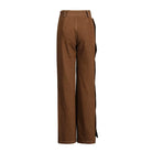 Trend4us Avant-Garde Structured Cropped Jacket & Wide-Leg Pants Set