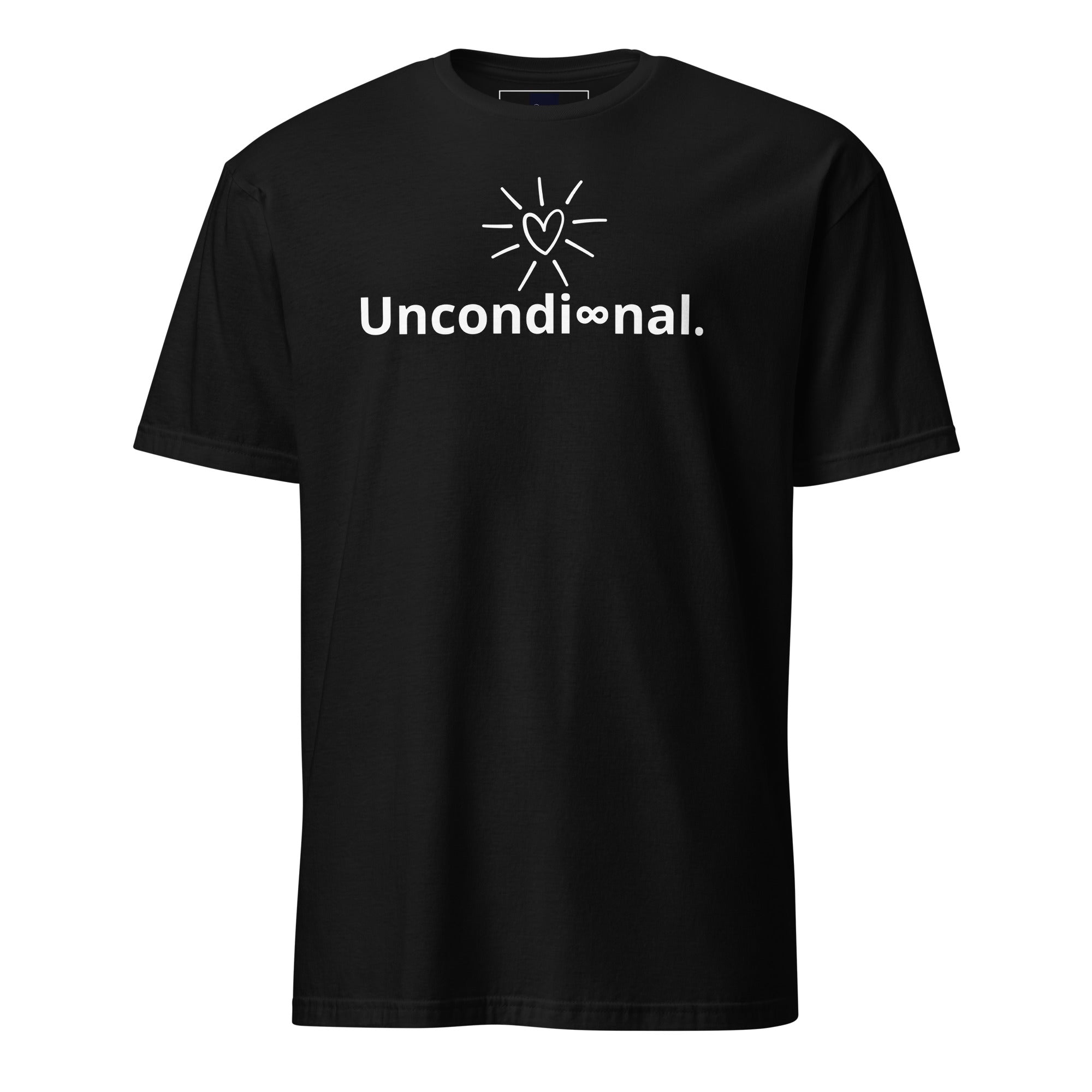 Trend4us Short-Sleeve Unconditional MOM T-Shirt in black