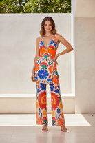 Trend4us Tropical Floral One-Piece Swimsuit & Cover-Up 3-Piece Set