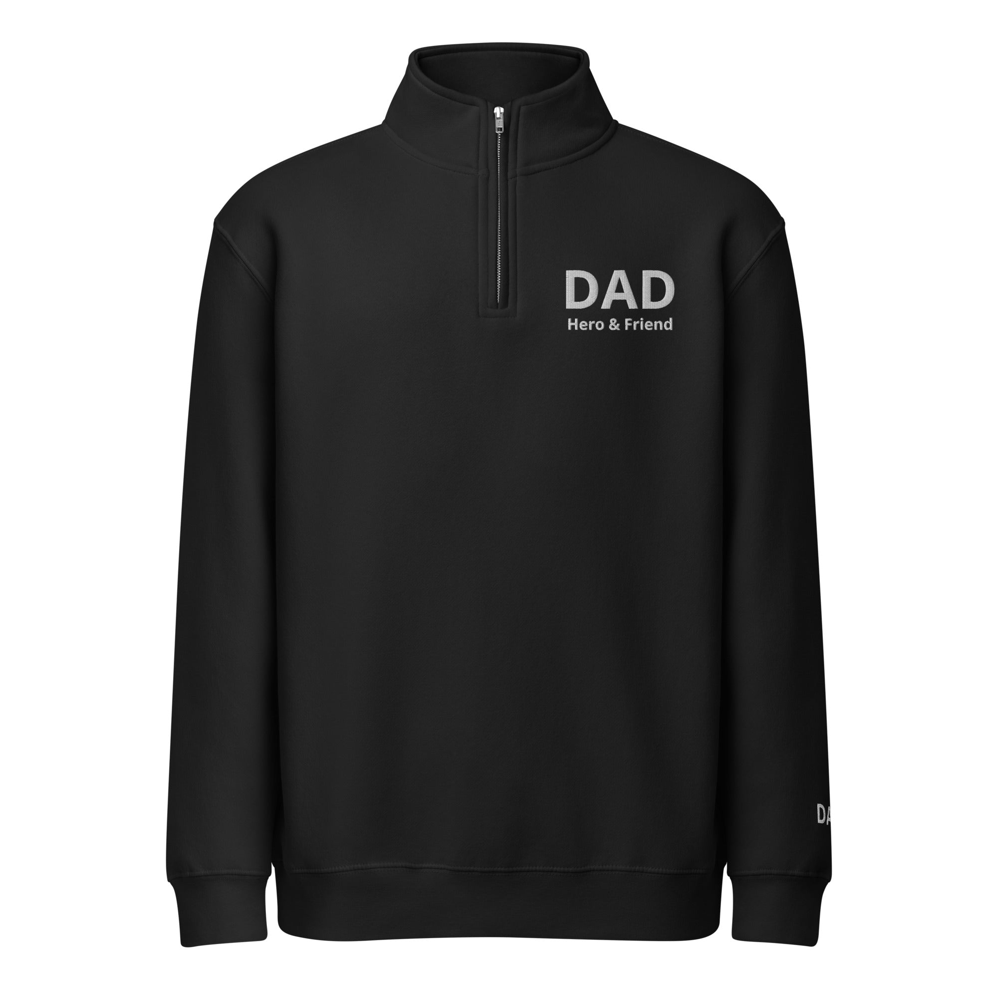 Trend4us Dad Hero & Friend Premium Quarter-Zip Sweatshirt