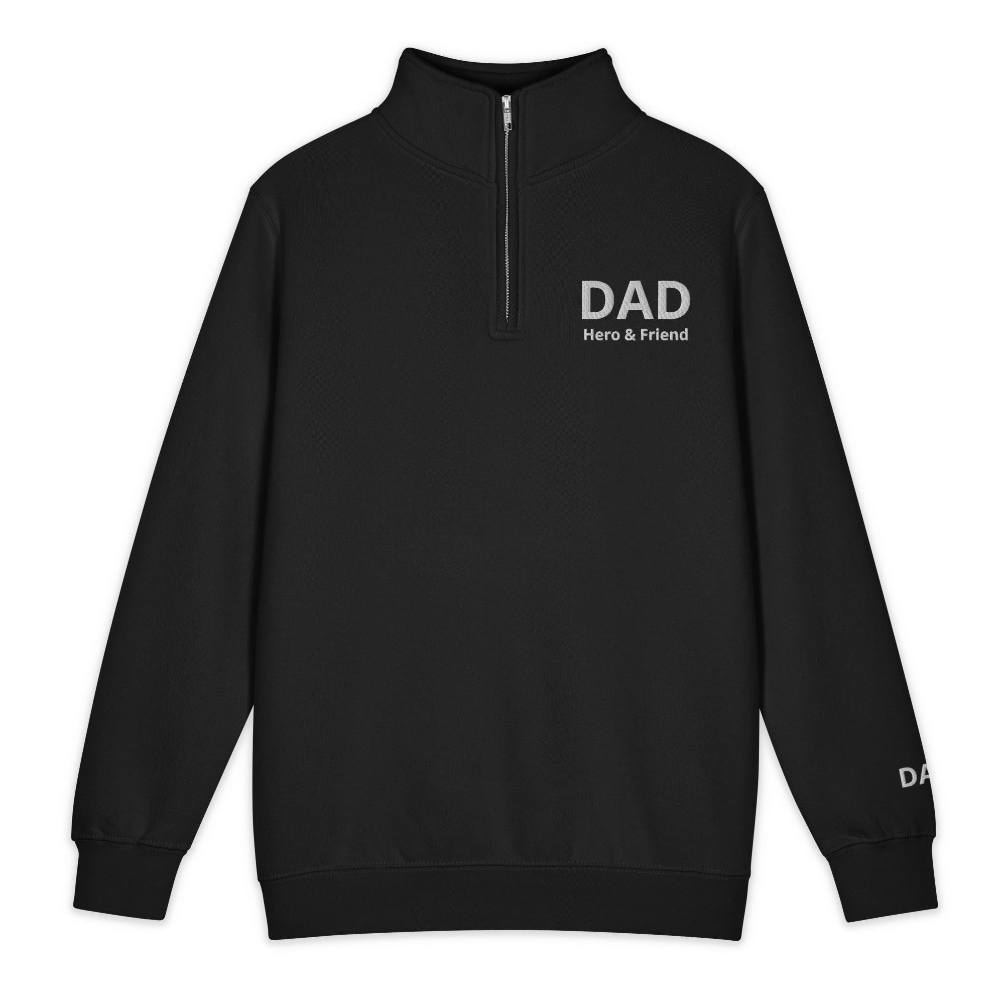 Trend4us Dad Hero & Friend Premium Quarter-Zip Sweatshirt