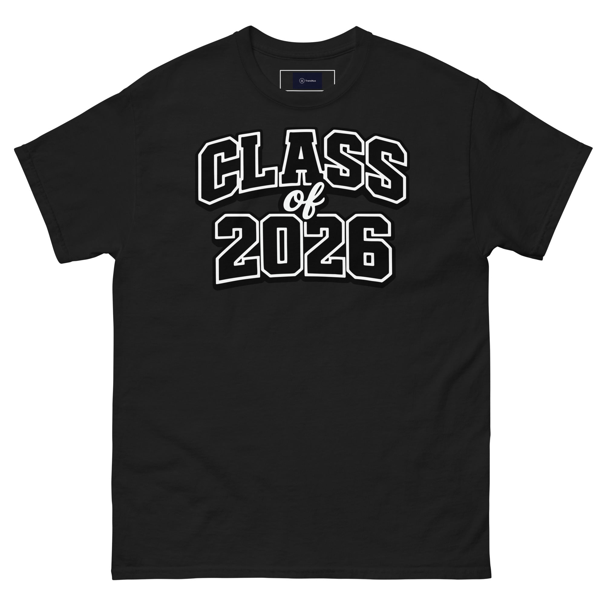 Unisex Classic Cotton Tee | Trend4us Class of 2026 - Black