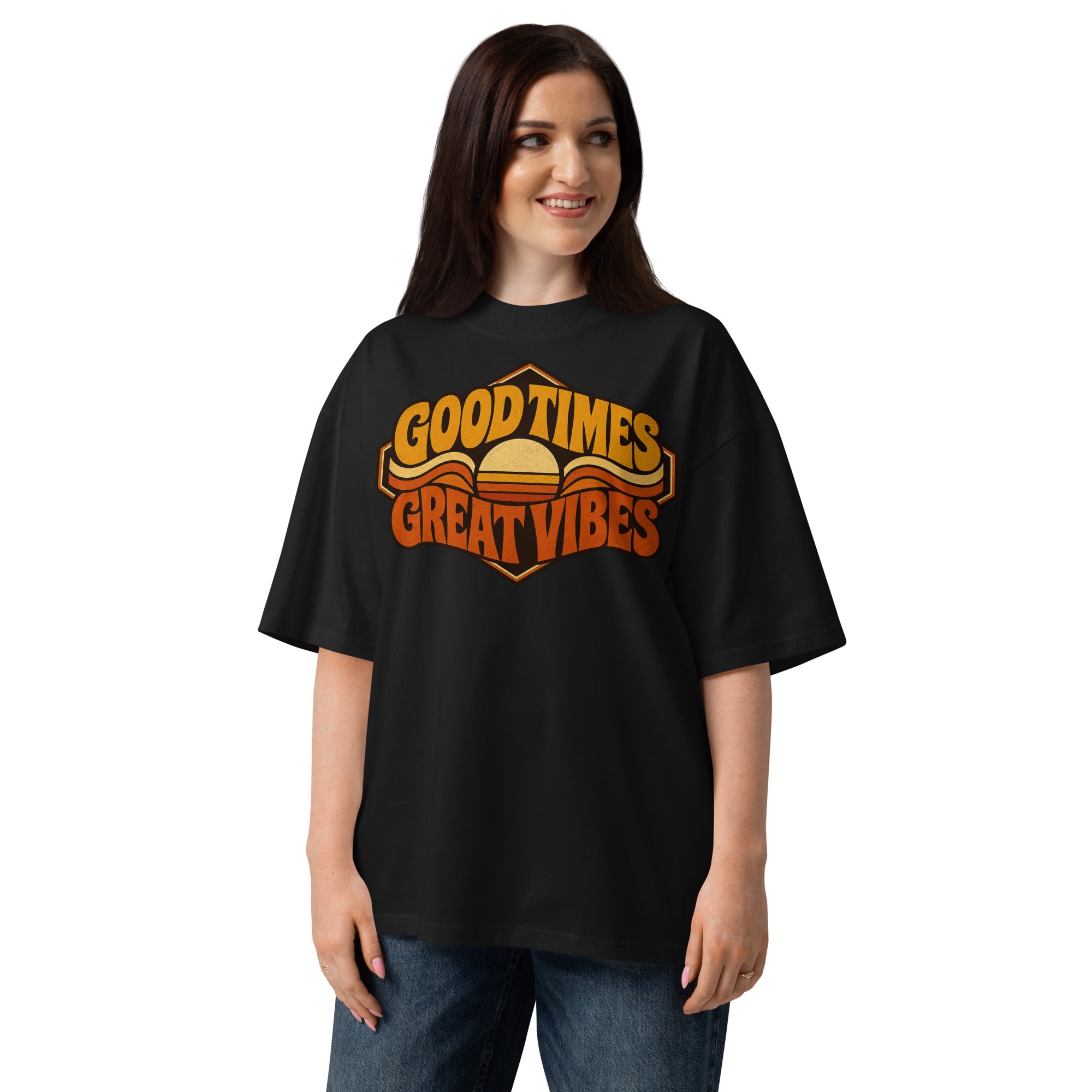 Organic Oversized Graphic T-Shirt | Trend4us