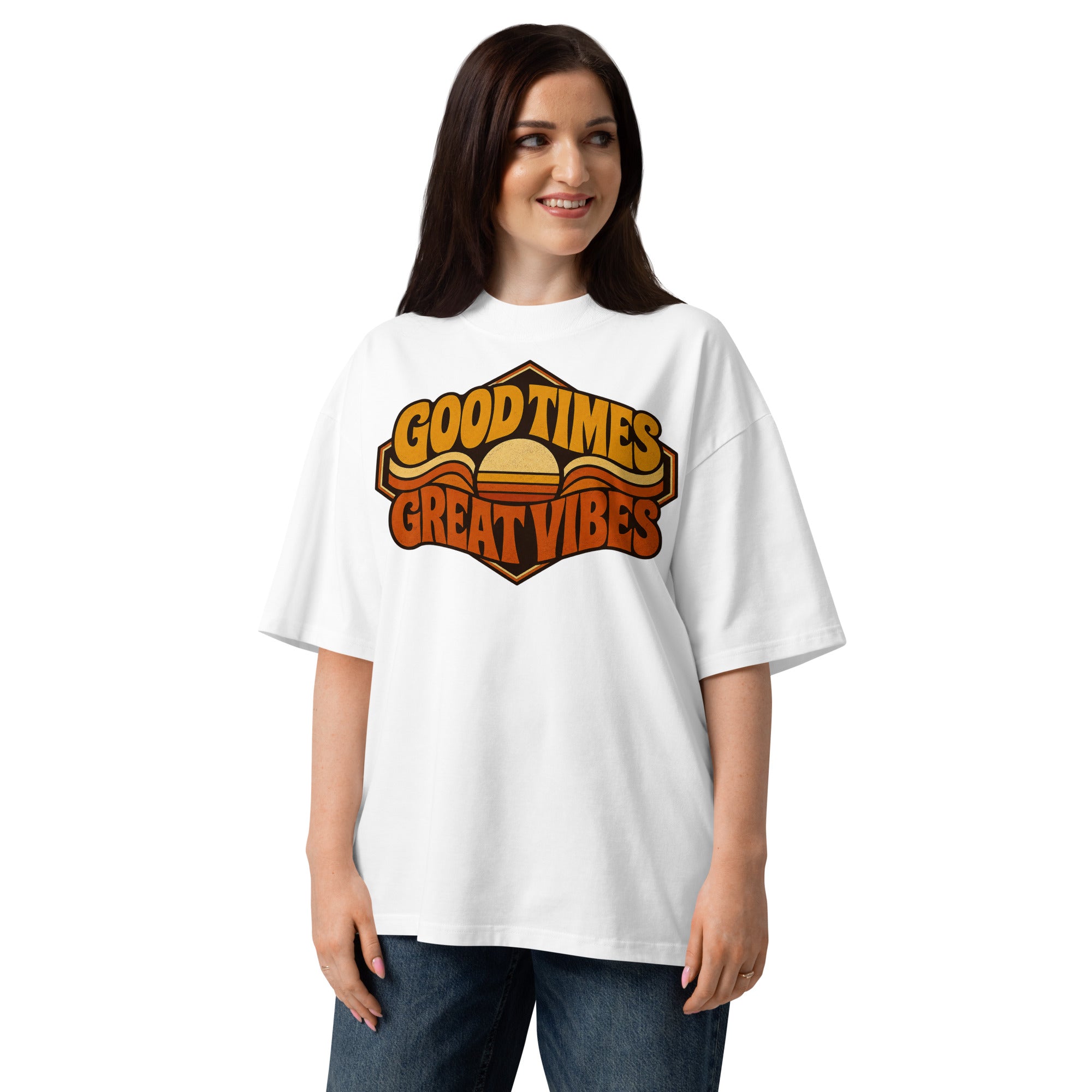 Organic Oversized Graphic T-Shirt | Trend4us