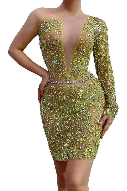 Luxury Rhinestone Dress