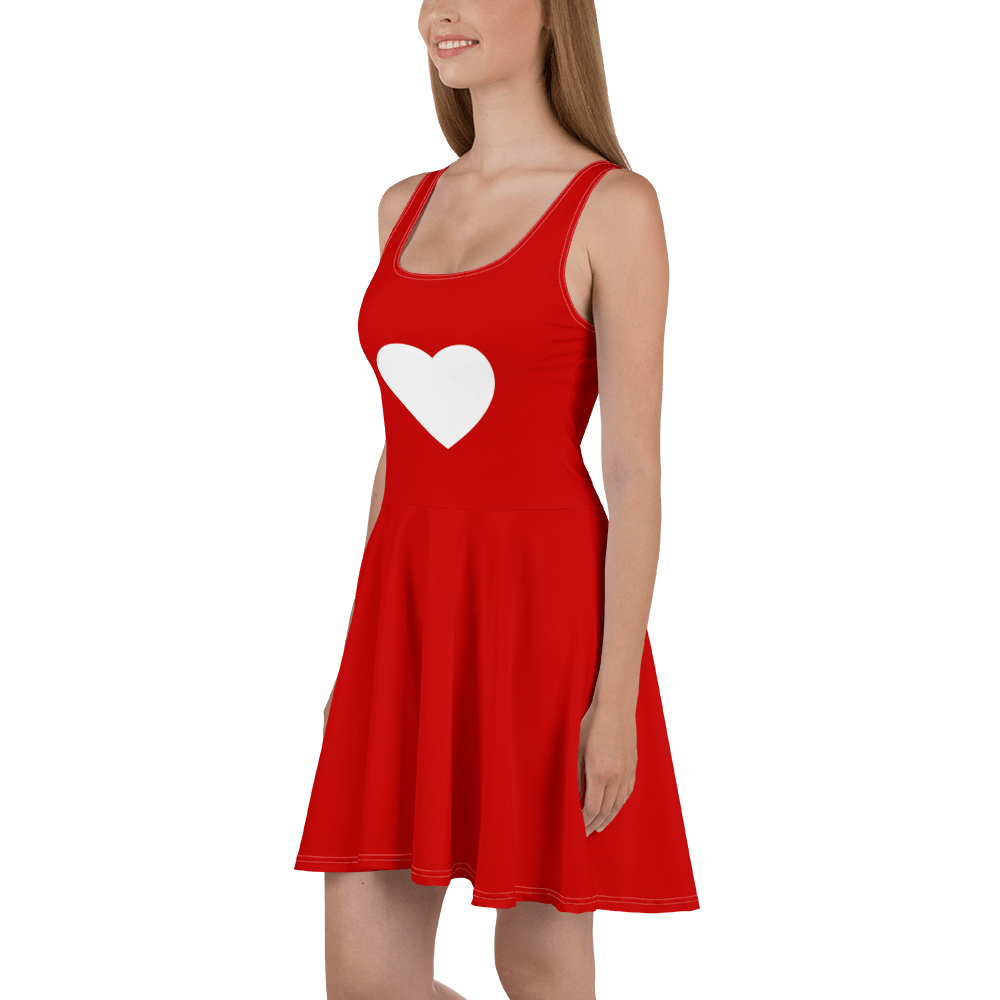 love heart Skater Dress