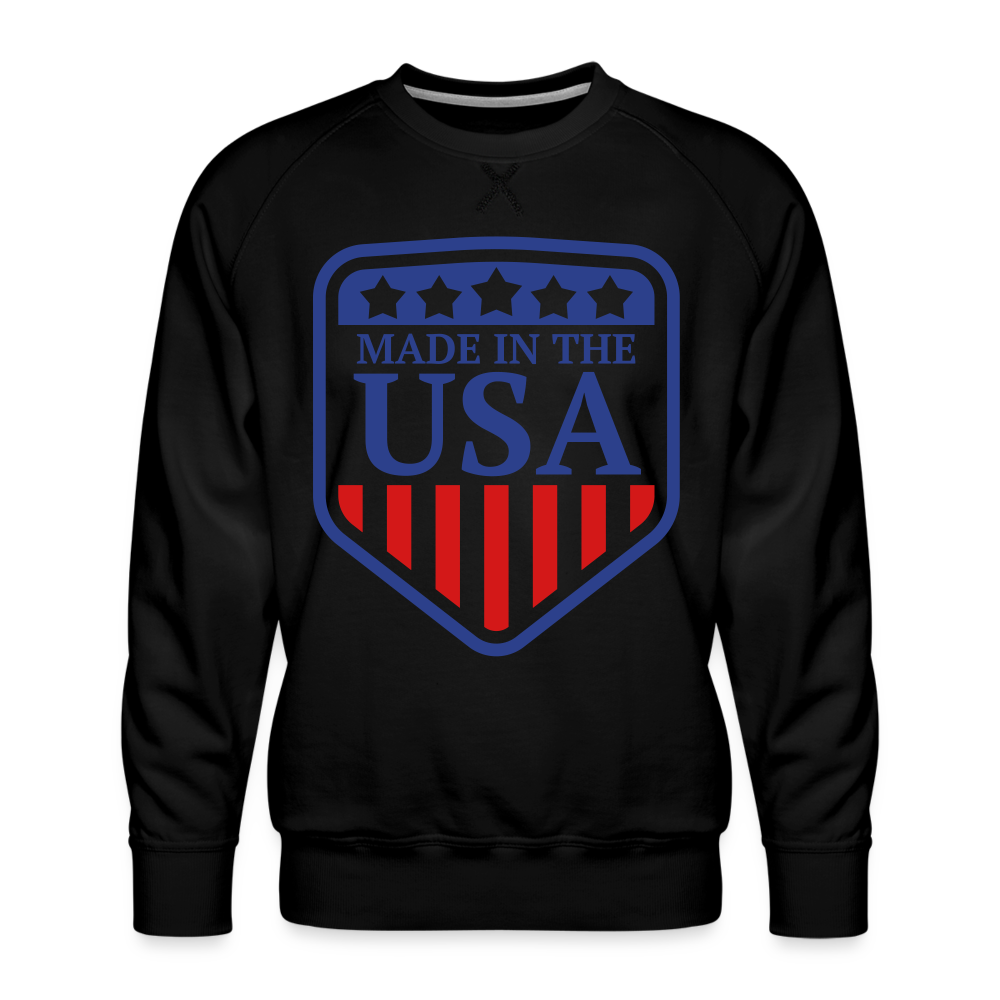 Premium Sweatshirt USA - black