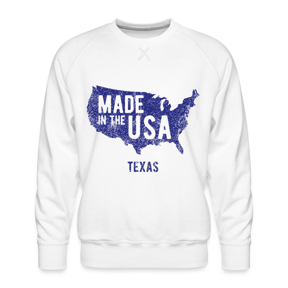 Premium Sweatshirt Texas - white