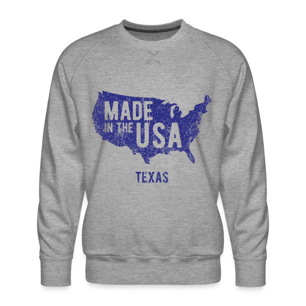 Premium Sweatshirt Texas - heather grey