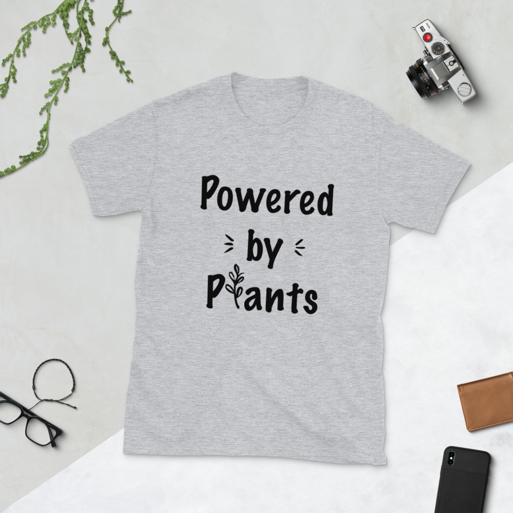 Powered By Plants Short-Sleeve Unisex T-Shirt
