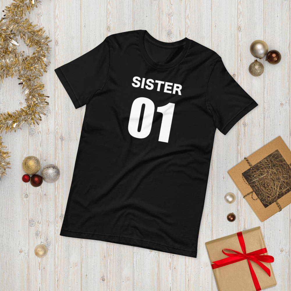 Best Friends Sister 01 sister 02 Short-Sleeve Unisex T-Shirt