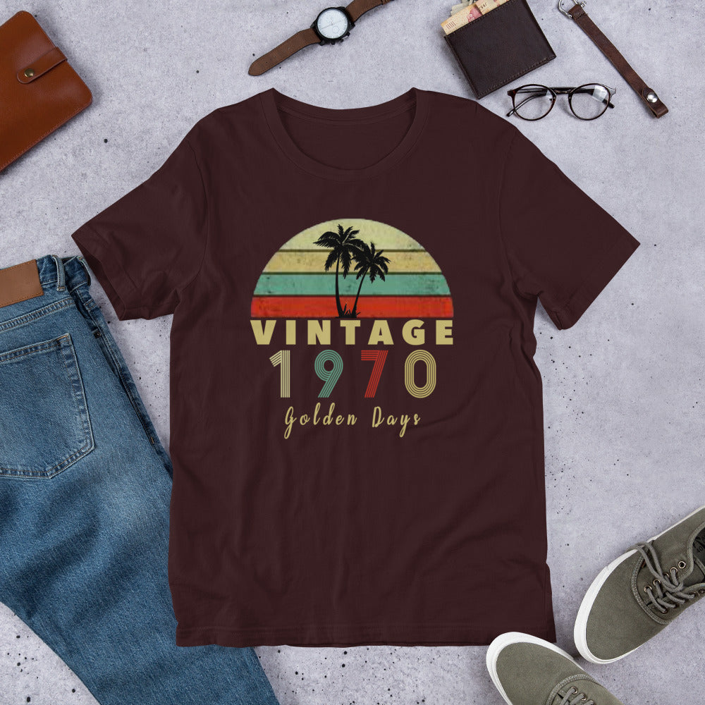 Vintage 1970 Short-Sleeve Unisex T-Shirt